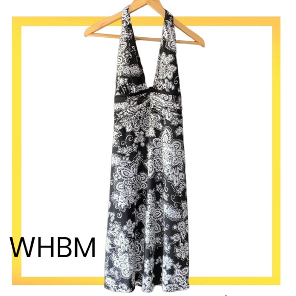 White House Black Market halter dress size 4 - Picture 3 of 7